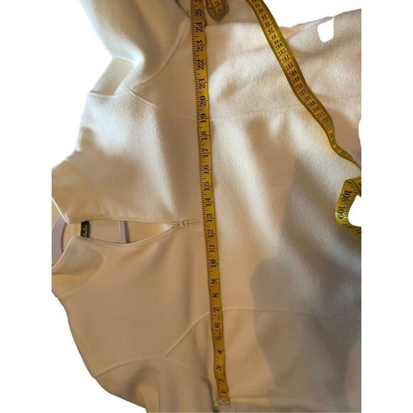 New Cabela’s Womens Cream Long Sleeve Quarter Zip Fleece Sweatshirt XL - Picture 3 of 11